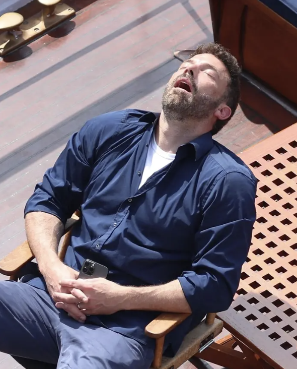 Ben Affleck sleeping