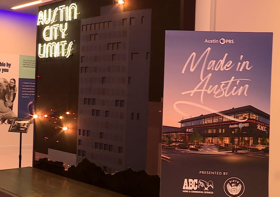 Austin City Limits TV show signage. (KXAN Photo/Ed Zavala)