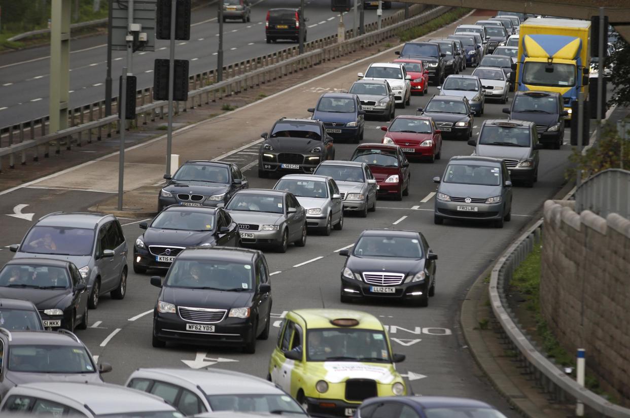 Traffic jams cost the UK millions of pounds each year: Reuters