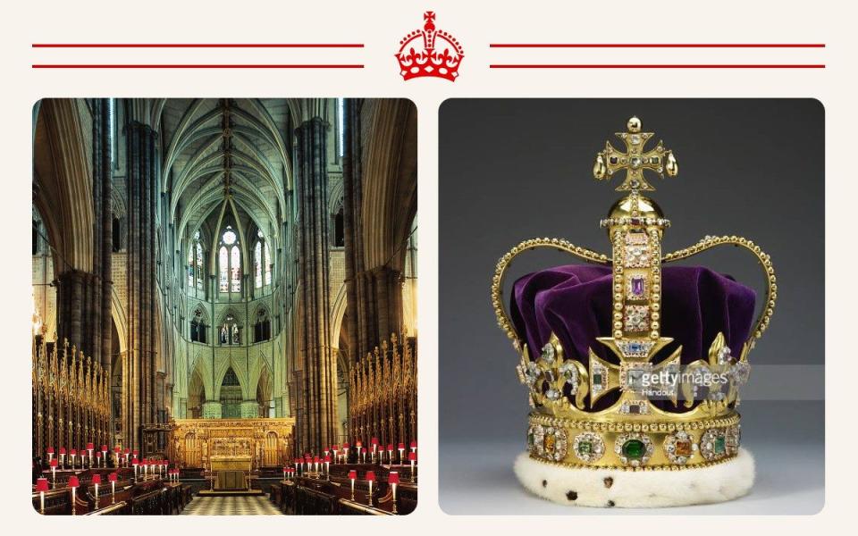 Westminster Abbey and Crown