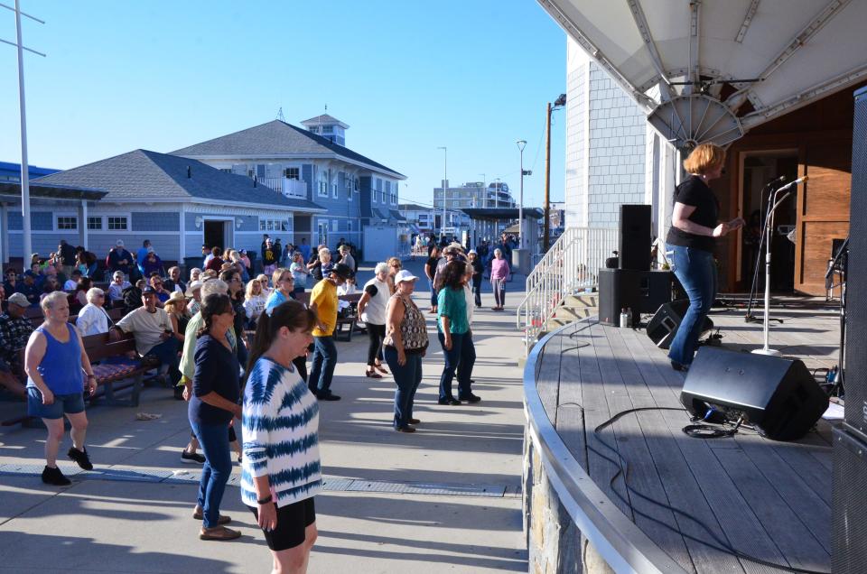 All shows kick off a 7 p.m. on the Seashell Stage with free line dancing lessons beforehand from 5 to 6 p.m.