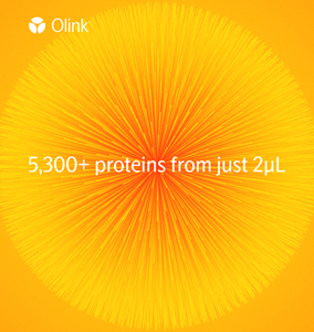 Olink® Explore HT is a next-generation high-throughput proteomics solution that delivers unmatched specificity, scalability, and workflow simplicity.