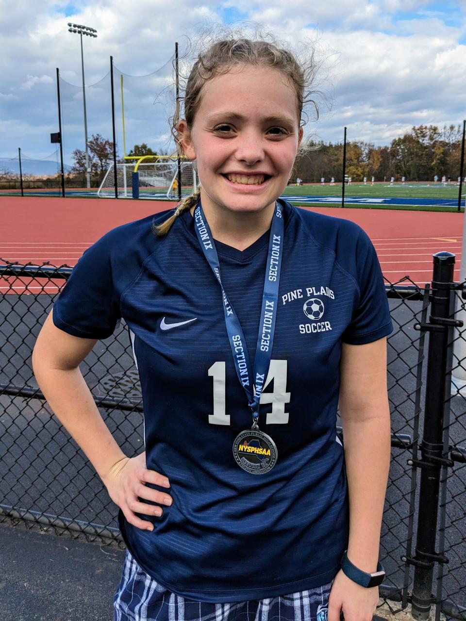 Pine Plains' Elizabeth Hieter recorded 206 saves this season and broke the girls soccer program's record for career saves.