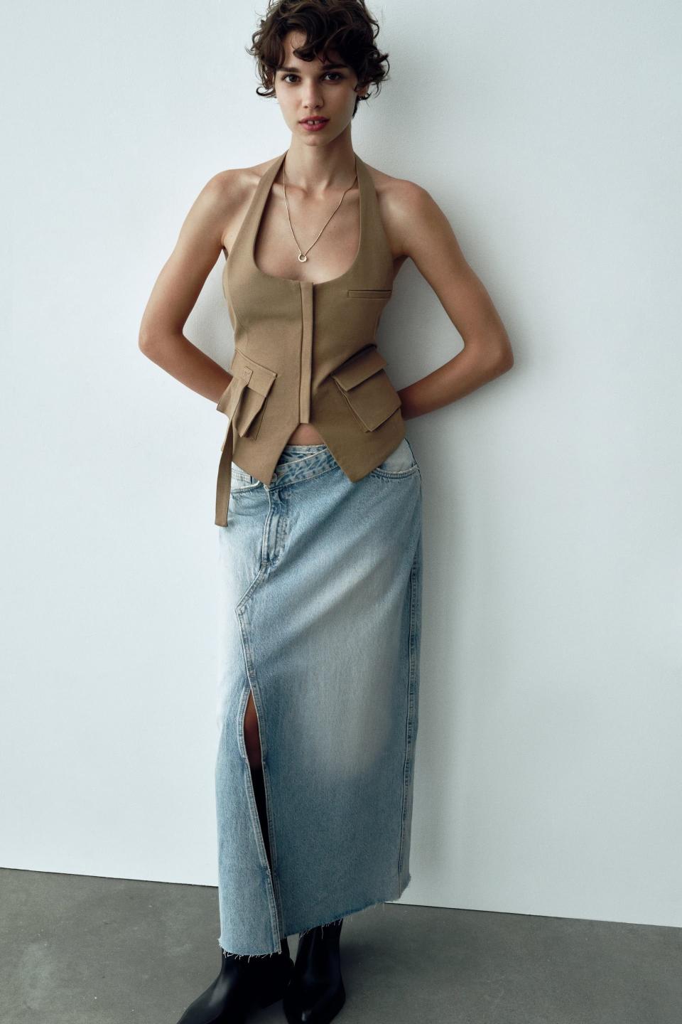 <p><a href="https://go.redirectingat.com?id=74968X1596630&url=https%3A%2F%2Fwww.zara.com%2Fus%2Fen%2Ftrf-long-denim-skirt-p08197054.html&sref=https%3A%2F%2Fwww.biography.com%2Fcelebrities%2Fa44786893%2Fselena-gomez-denim-skirt%2F" rel="nofollow noopener" target="_blank" data-ylk="slk:Shop Now;elm:context_link;itc:0;sec:content-canvas" class="link ">Shop Now</a></p><p>TRF Long Denim Skirt</p><p>$49.90</p><p>zara.com</p>