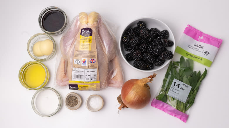 blackberry glazed roast chicken ingredients