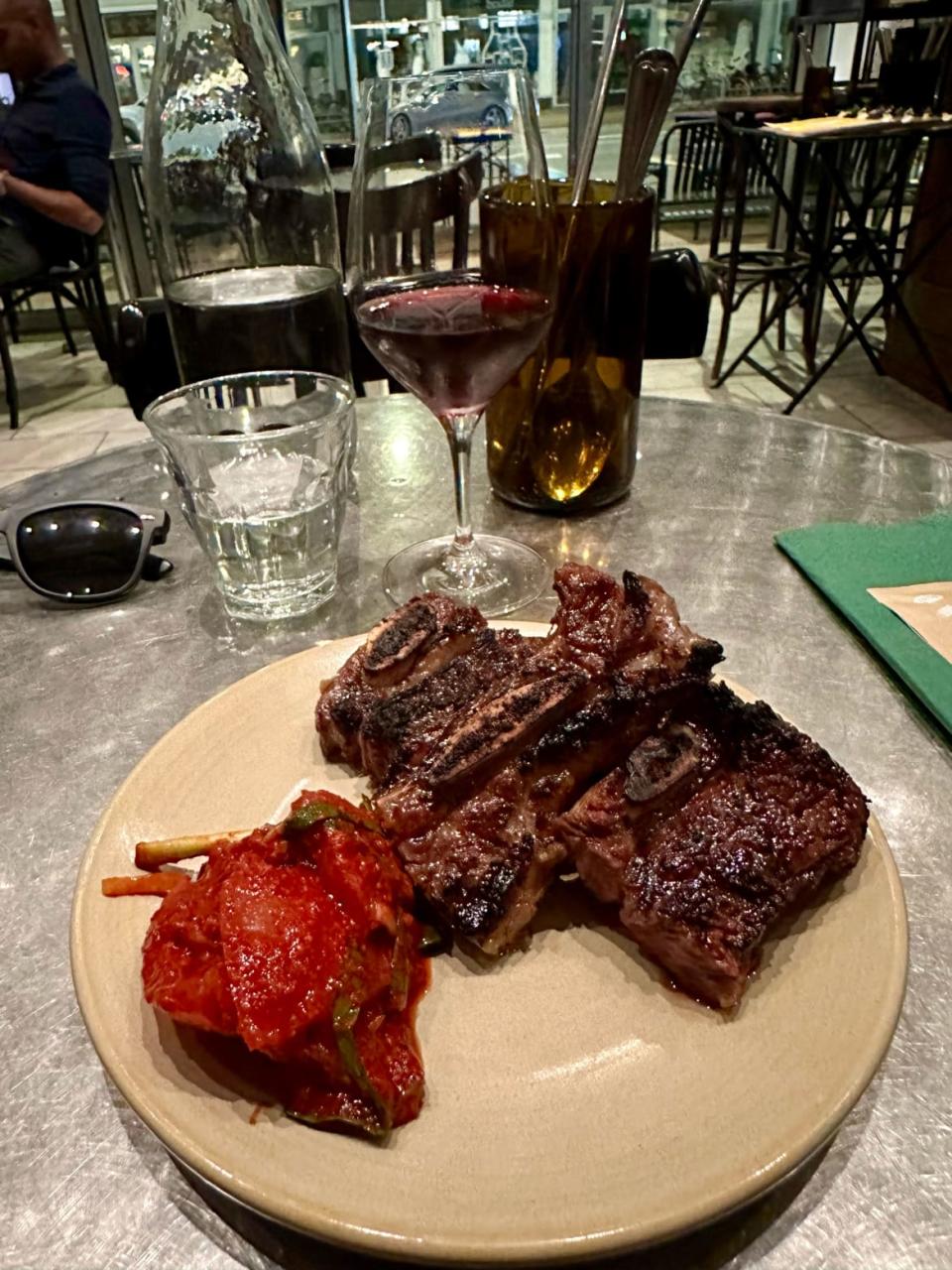 Kalbi beef ribs at Propaganda Kitchen & Wine in Copenhagen.