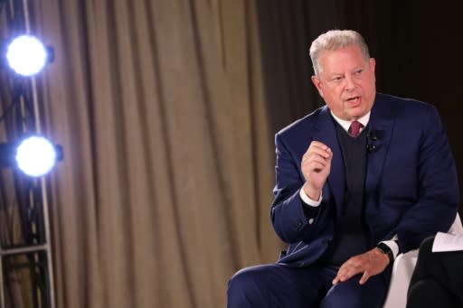 Former US vice president Al Gore, seen here in 2017, says that the next president can re-enter the Paris climate accord