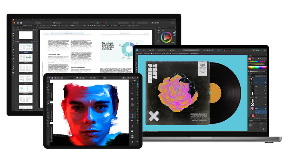  Affinity 2.1; digital art displayed on a iPad and Mac 