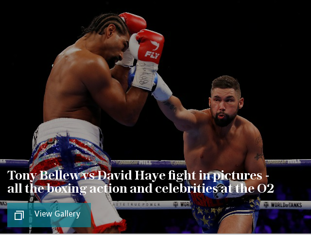 Tony Bellew vs David Haye fight in pictures - all the boxing action and celebrities at the O2