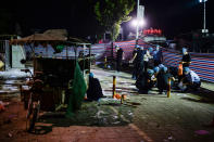 <p>Investigators work early Friday, June 16, 2017, at the scene of an explosion outside a kindergarten in Fengxian County in eastern China’s Jiangsu Province. (Photo: Li Xiang/Xinhua via AP) </p>