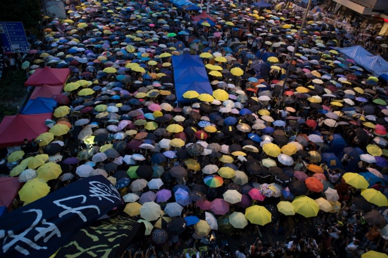 Wong, Law and Chow shot to prominence as leaders of the 2014 pro-democracy Umbrella Movement