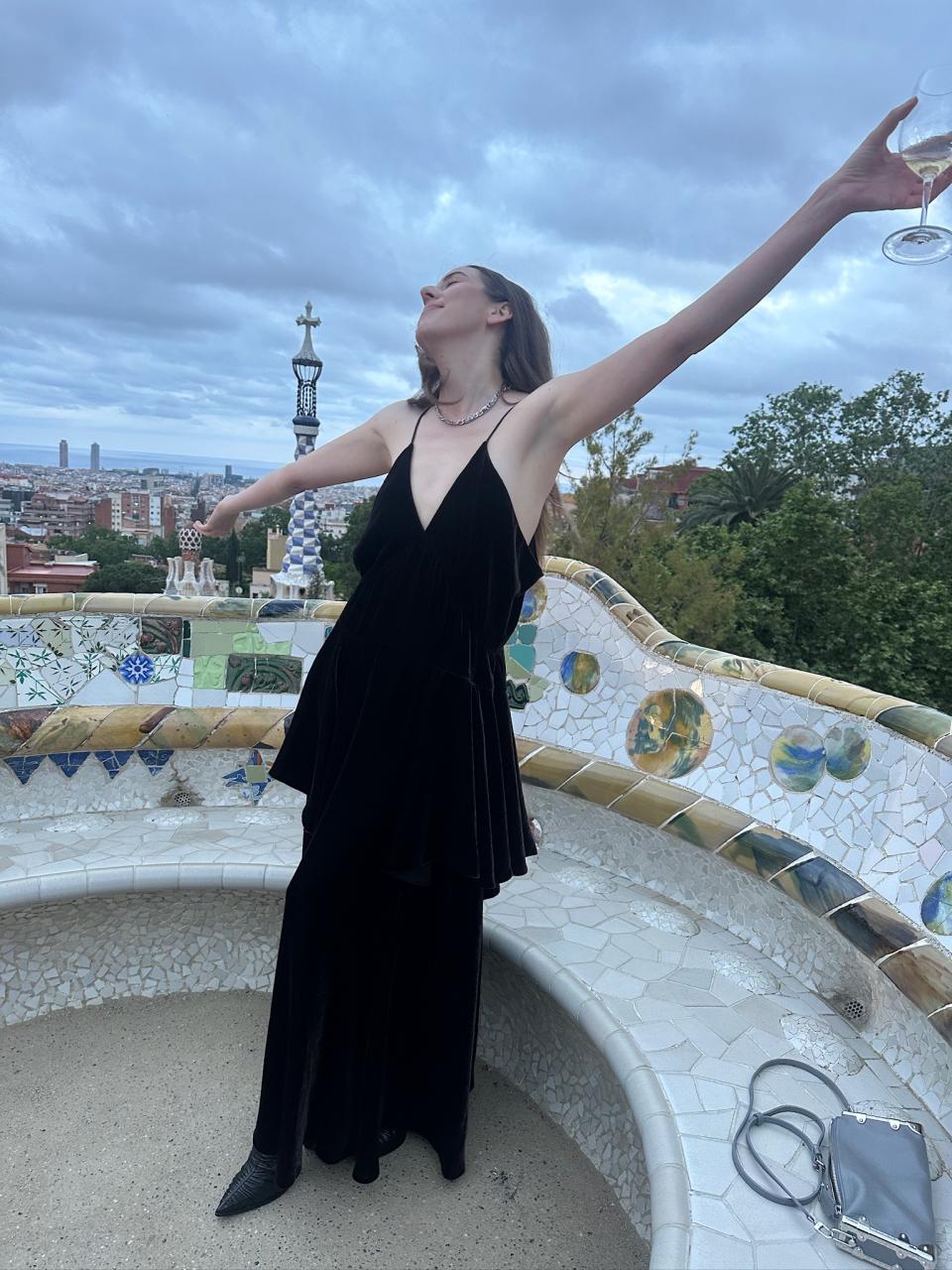 “I took a photo in this exact spot when I was 22!” says Alana Haim. “10 years later and the view is still breathtaking!”