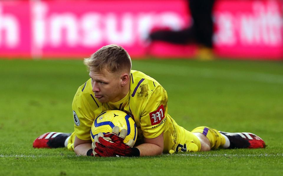 Aaron Ramsdale during the Premier League match at the Vitality Stadium, Bournemouth - Mark Kerton/PA Wire