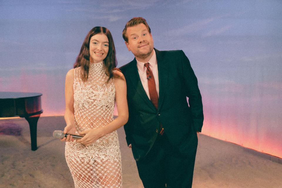 Lorde at the Late Late Show with James Corden - Credit: CBS