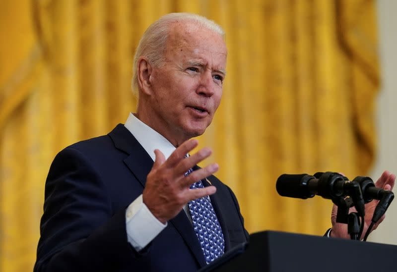 FILE PHOTO: U.S. President Biden hosts labor unions event at the White House in Washington