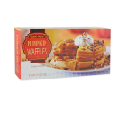 <p>Pop these waffles in the toaster and enjoy with maple syrup or slice them into sticks for a portable breakfast treat. <strong>They're made with real pumpkin and have the perfect blend of pumpkin pie spice notes as well. </strong></p>