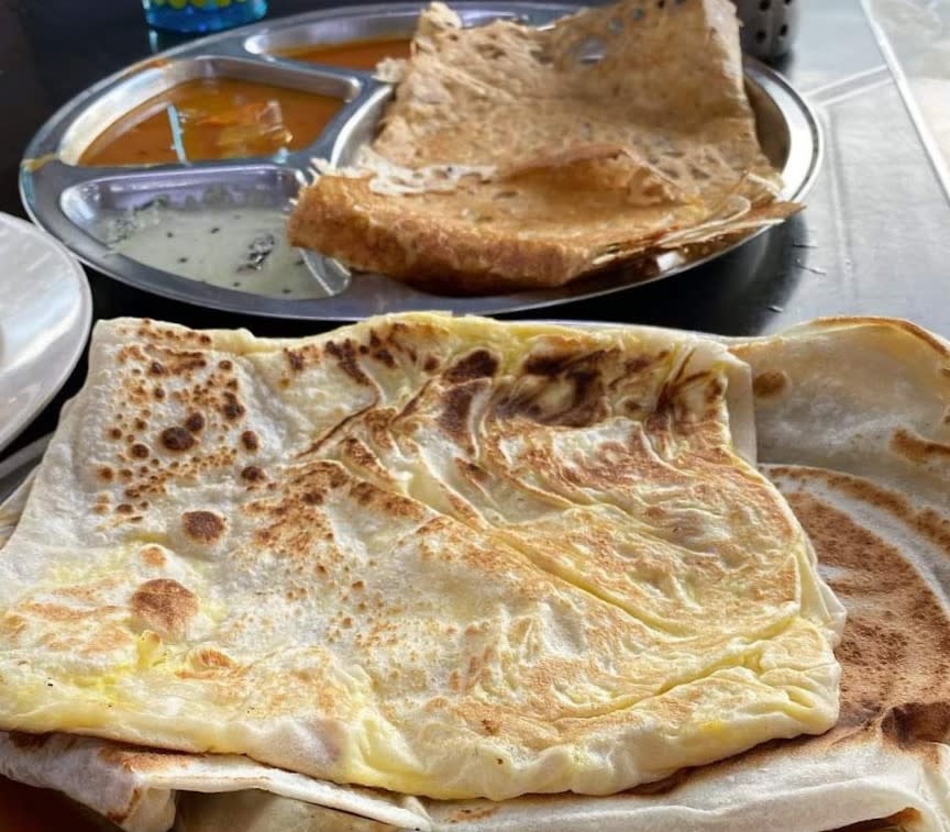 Valentine Roti - Plates of roti