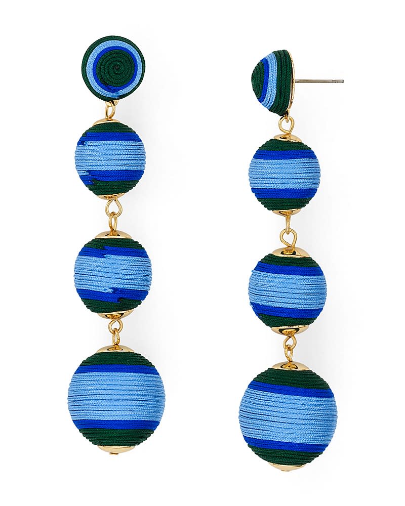 Aqua Margot Ball Drop Earrings