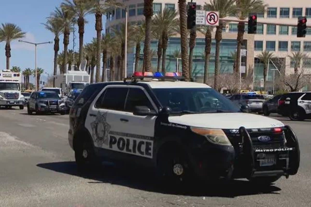 A shooting was reported in Las Vegas on 8 April 2024 (KSNV)