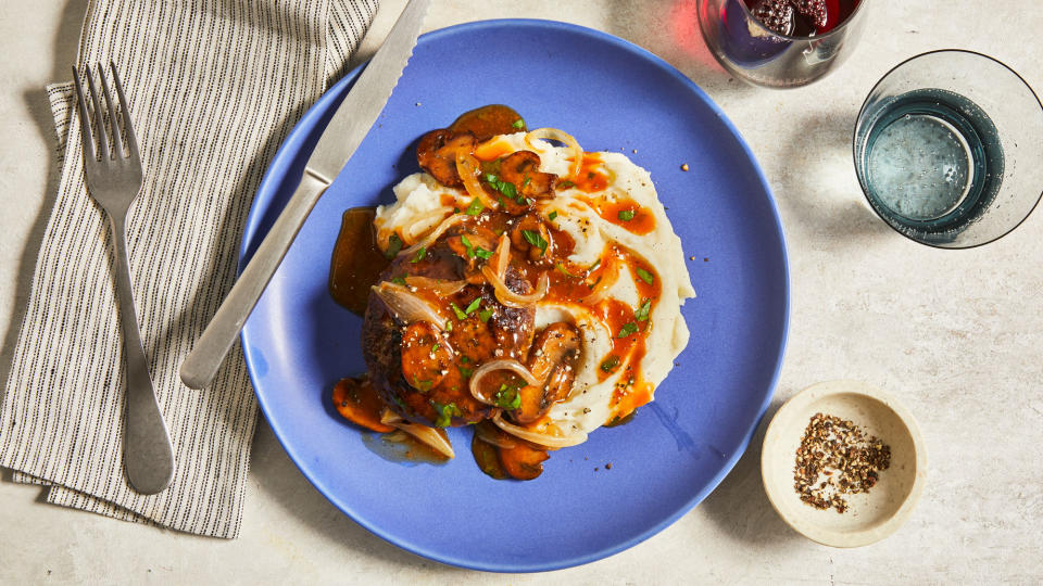 Slow Cooker Salisbury Steak