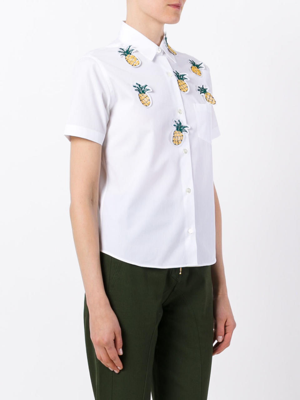 Jimi Roos Pineapple Detail Shirt