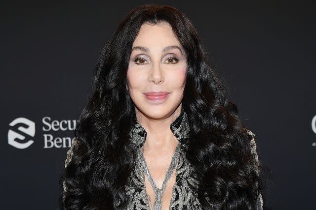 <p>Amy Sussman/Getty Images</p> Cher at the 2020 Billboard Music Awards