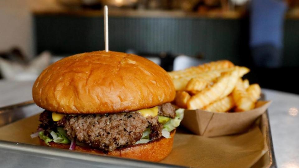 Old North Kitchen’s Old North Burger at Greyline Station.