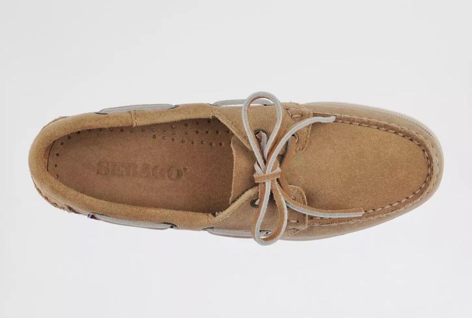 Sebago Portland Rough Out Boat Shoe, $195, <a href="https://howl.me/clY1YEq6XMt" rel="nofollow noopener" target="_blank" data-ylk="slk:available here;elm:context_link;itc:0;sec:content-canvas" class="link ">available here</a>