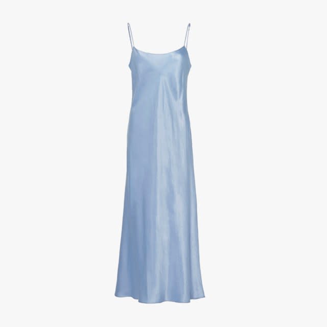 Vince satin midi dress, $285, modaoperandi.com