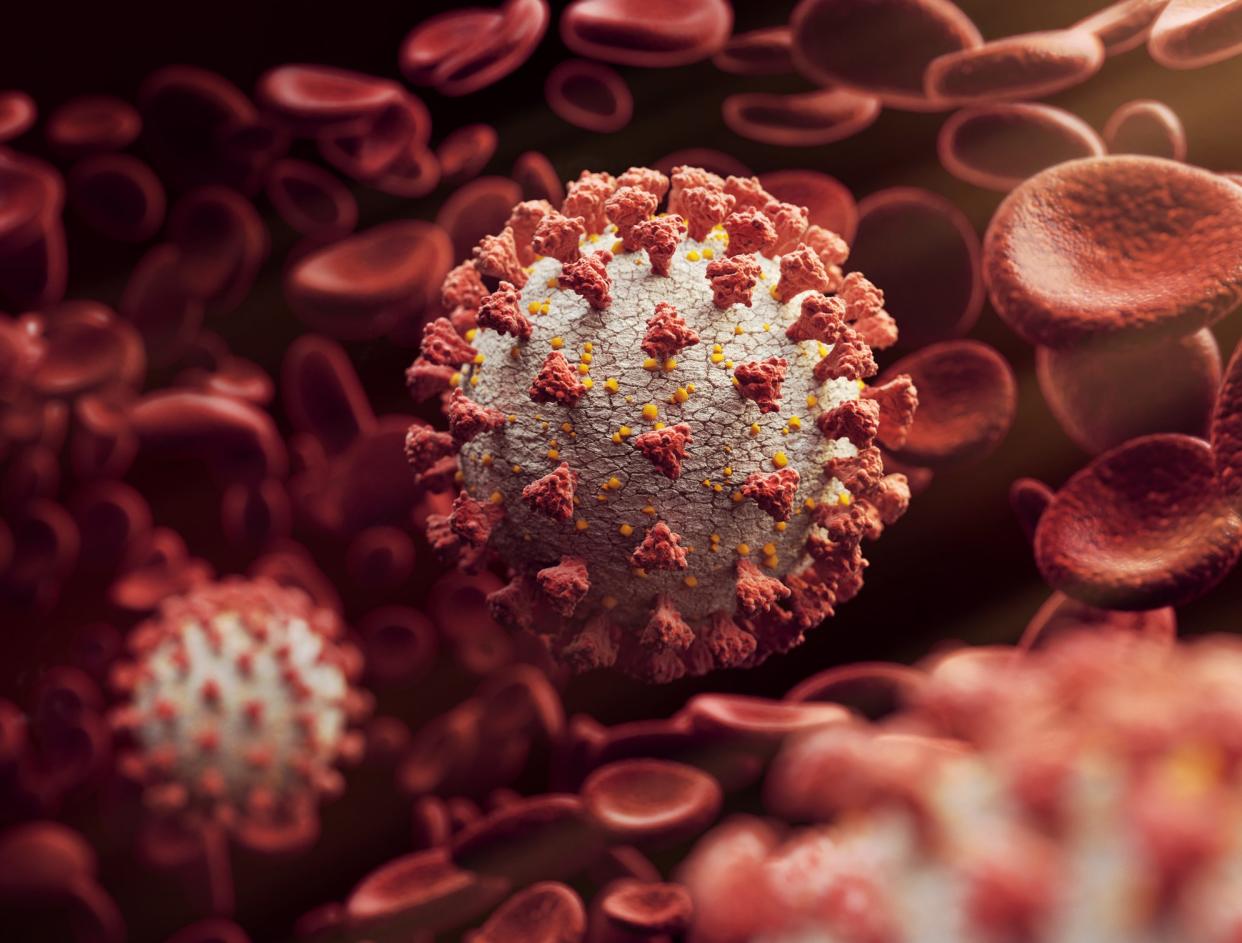 coronavirus medical 3d illustration