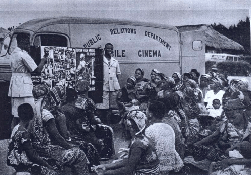 <span class="caption">Van in Ghana early 1950s. </span> <span class="attribution"><span class="source">CFU</span></span>