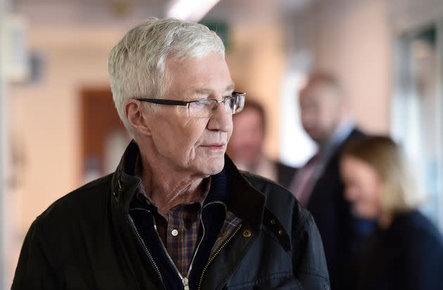 Paul O'Grady pictured in February 2022