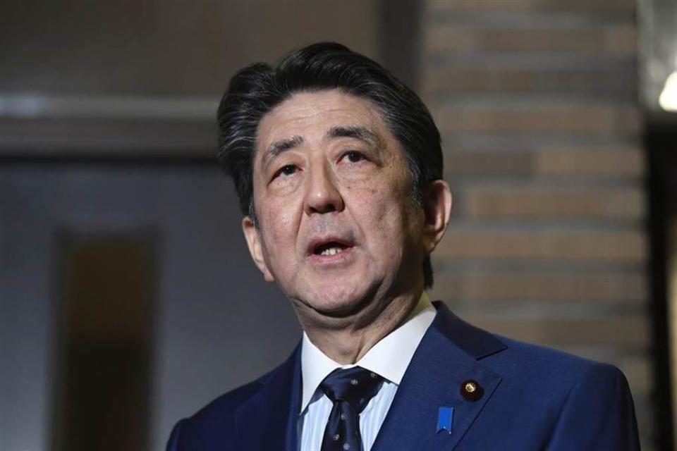 日本前首相安倍晉三。(本報資料照片)