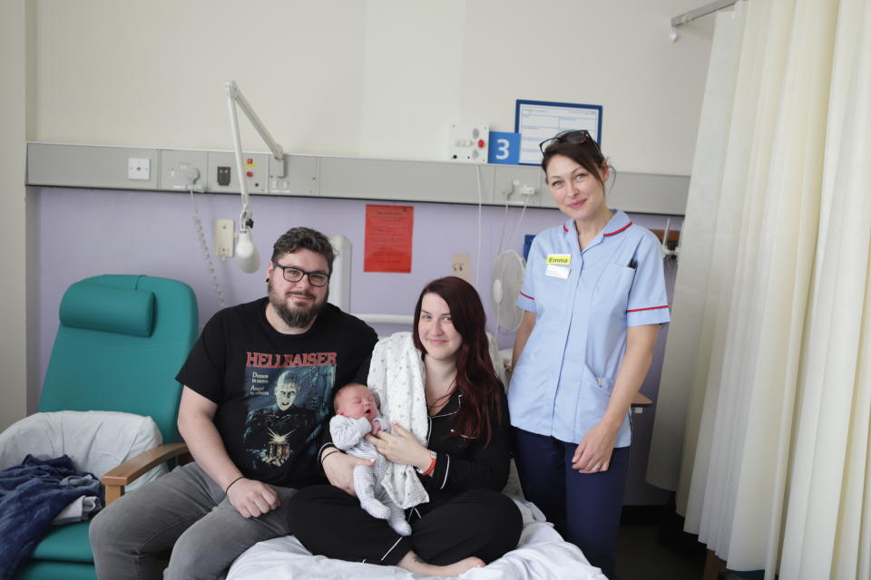 Marcus, Laura and Emma Willis on Delivering Babies. (U)