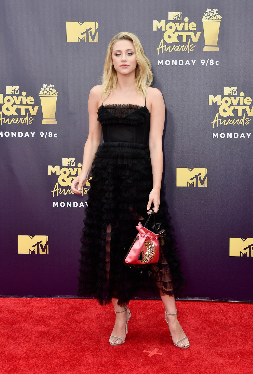 Lili Reinhart wearing Izeta at the 2018 MTV Movie And TV Awards