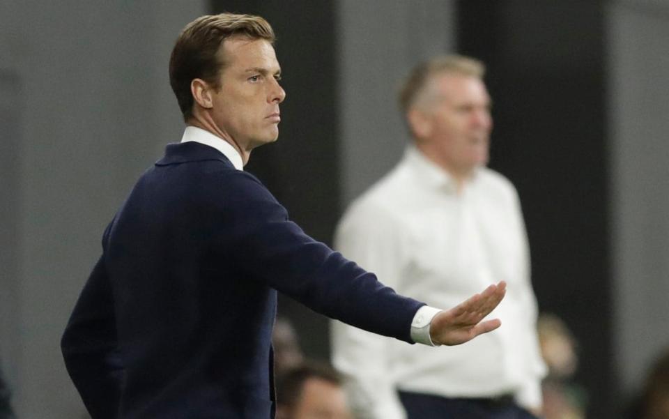 Fulham manager Scott Parker during the match.  - REUTERS