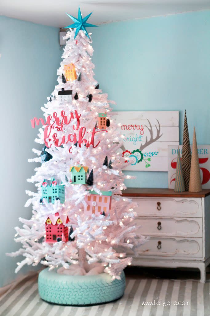 Tire Christmas Tree Stand