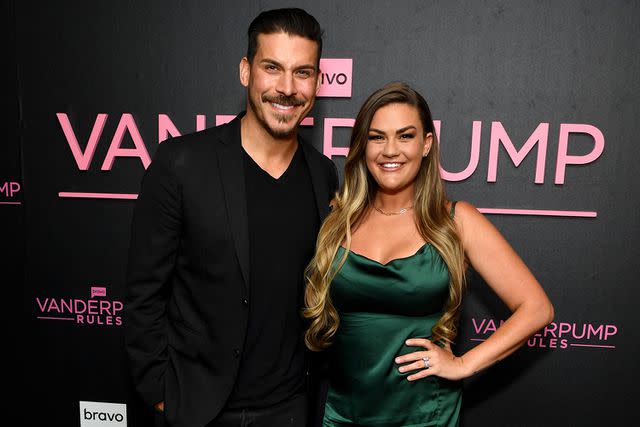 <p>Noam Galai/Bravo via Getty Images</p> Jax Taylor and Brittany Cartwright at the season 10 reunion watch party for 'Vanderpump Rules'