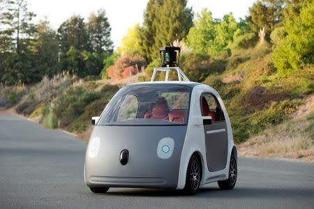 Google’s Self-Driving Car prototype. REUTERS/Google