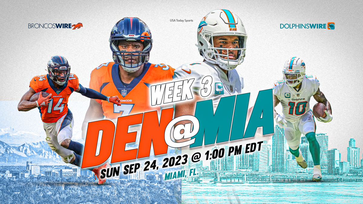 Broncos vs. Dolphis odds 2023: Miami opens as favorite in Week 3