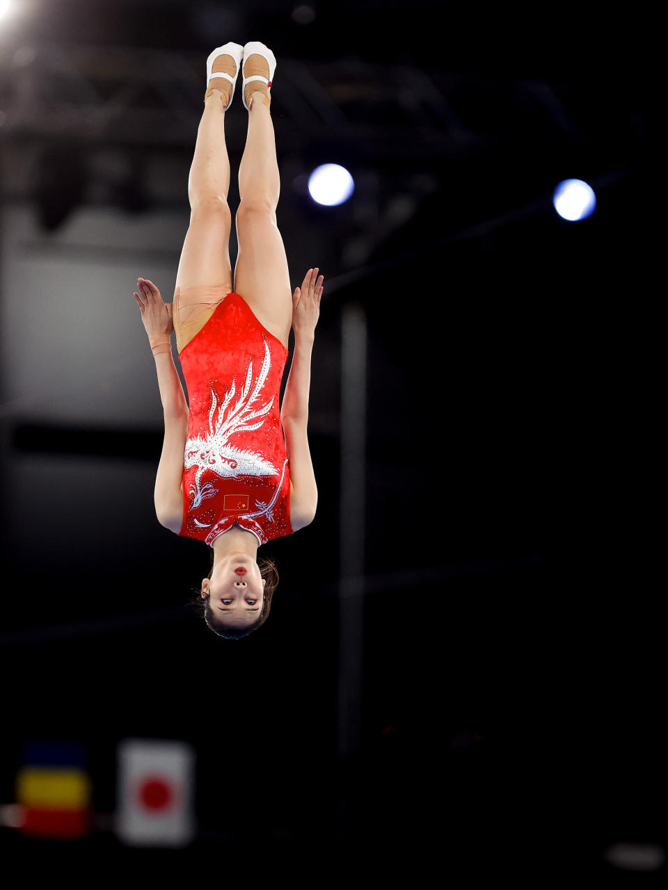 <p>TOKYO, JAPAN - JULY 30: Lingling Liu of China competing on Women's Qualification during the Tokyo 2020 Olympic Games at the Ariake Gymnastics Centre on July 30, 2021 in Tokyo, Japan (Photo by Iris van den Broek/BSR Agency/Getty Images)</p> 