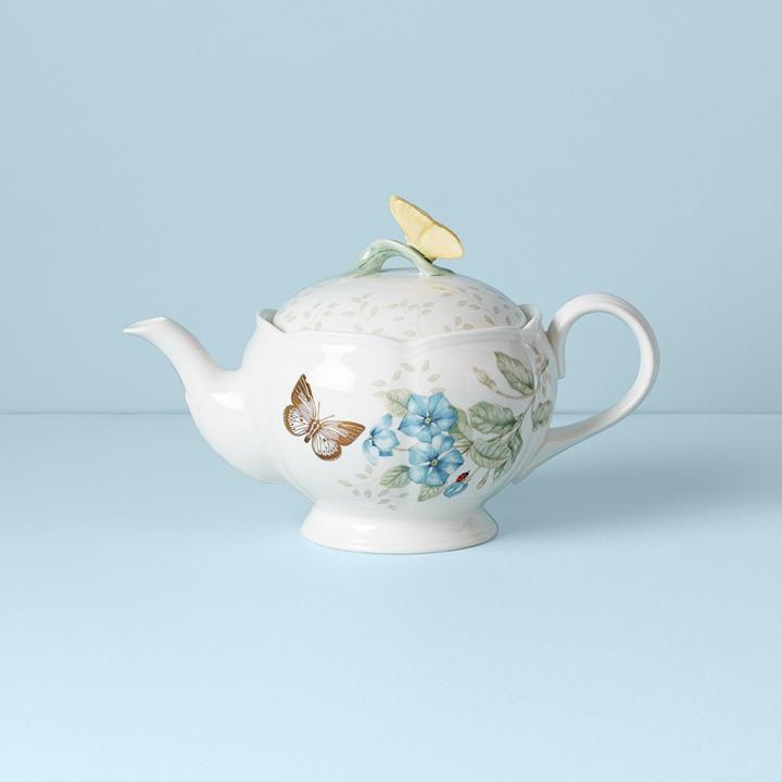 Lenox Butterfly Meadow Gold Teapot