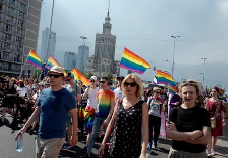 "Equality Parade" rally in support of the LGBT community in Warsaw