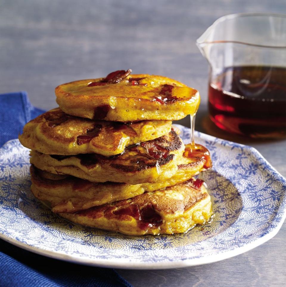 Pumpkin-Bacon Pancakes