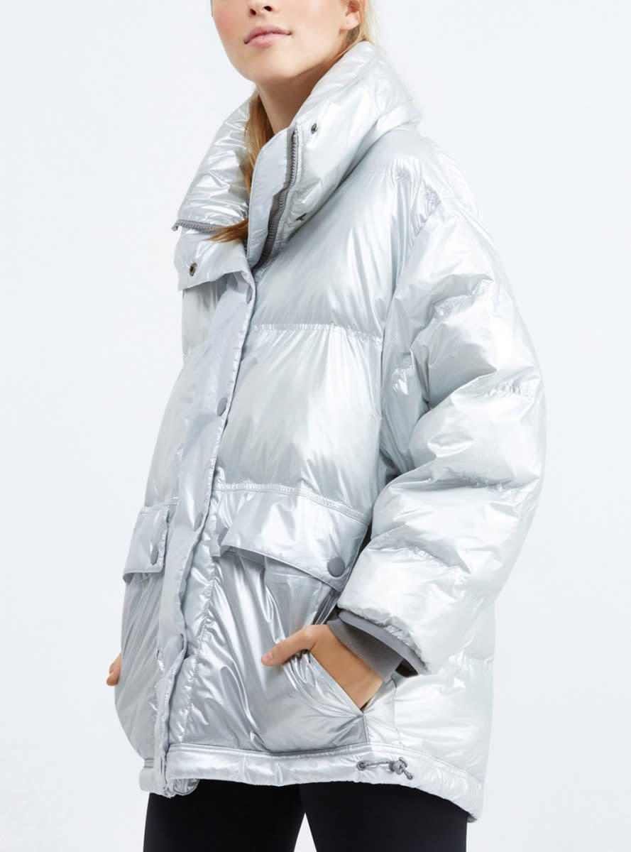 ADIDAS BY STELLA MCCARTNEY METALLIC PUFFER