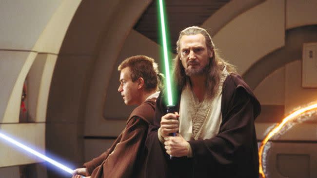 Qui-Gon Jinn's communicator is actually a razor. For women