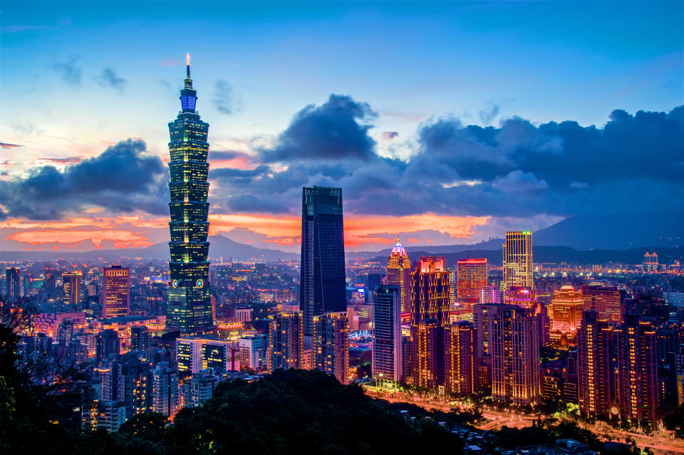 Taipei 101 is a landmark in Taiwan and the tallest building in Taiwan. (Photo: Getty)