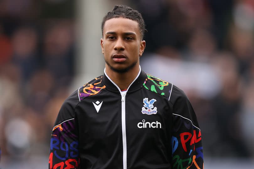 Michael Olise ahead of the Premier League match between Fulham FC and Crystal Palace at Craven Cottage.