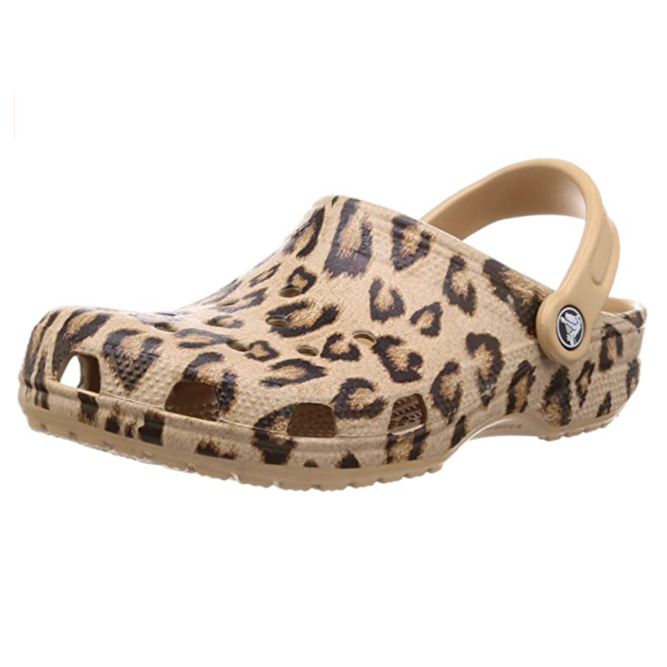 9) Leopard Crocs