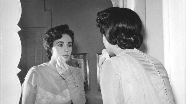 Elizabeth Taylor On Set Of 'Giant'